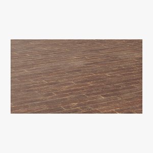 Old Hardwood Floor 3D model