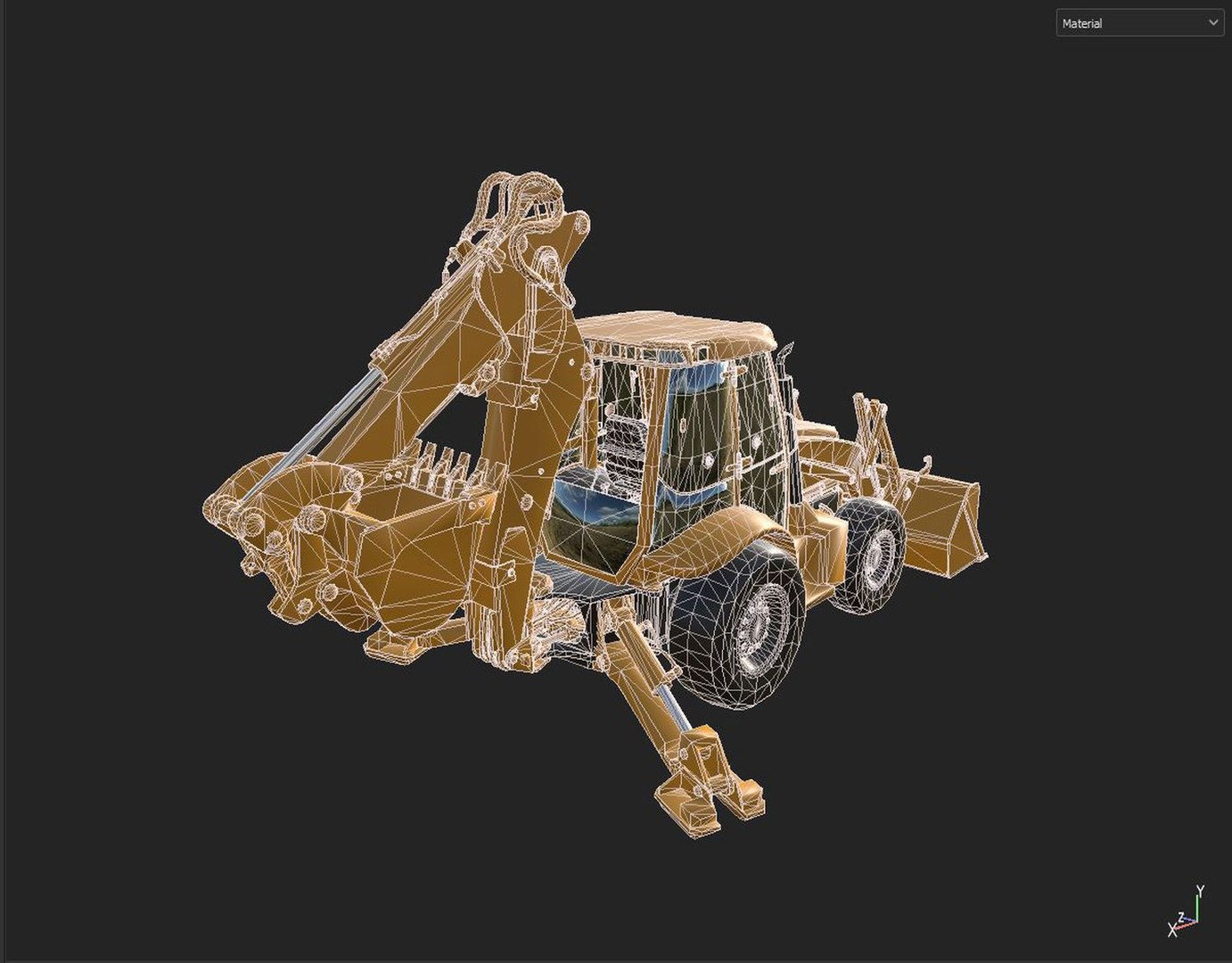 3D Model Backhoes - TurboSquid 2114496