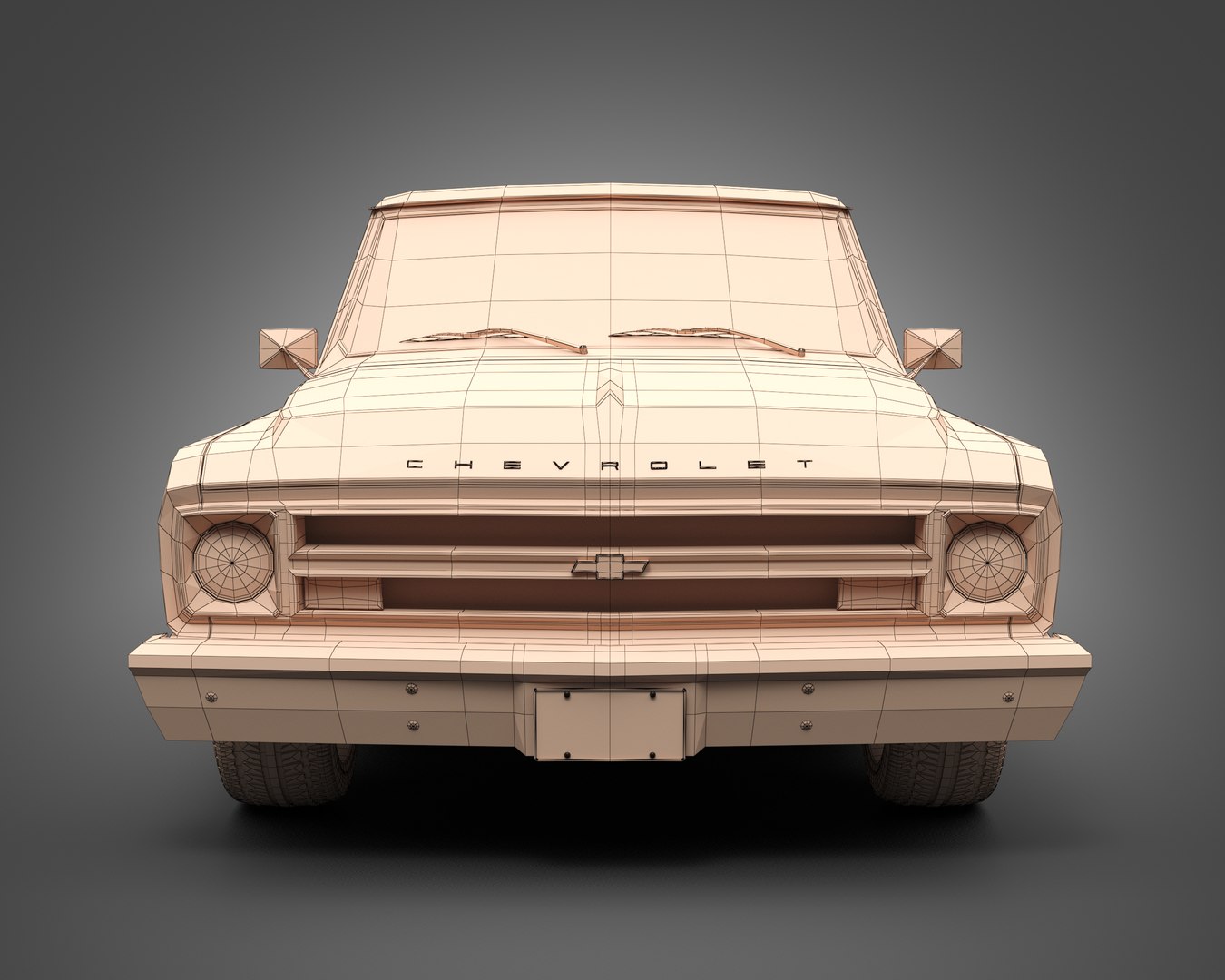 3D Model 1968 Chevrolet Truck - TurboSquid 1743028