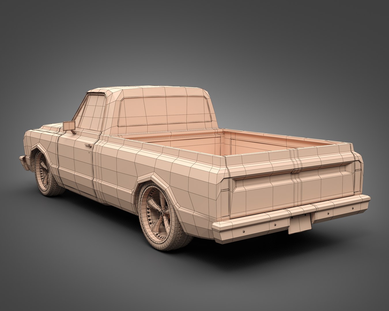 3D Model 1968 Chevrolet Truck - TurboSquid 1743028