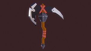 Game ready fantasy axe