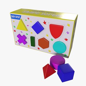 3D Baby Educational Toys Shape Sorter model