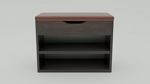 3D FootStool with Cushion