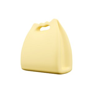 3D paper bag icon
