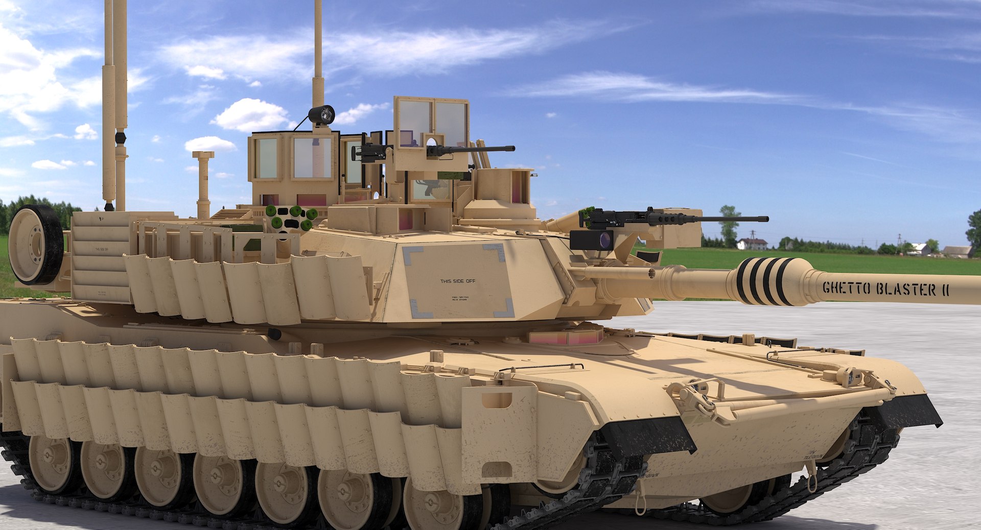 M1a2 abrams sep tusk model - TurboSquid 1374133