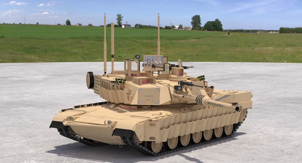 M1a2 abrams sep tusk model - TurboSquid 1374133