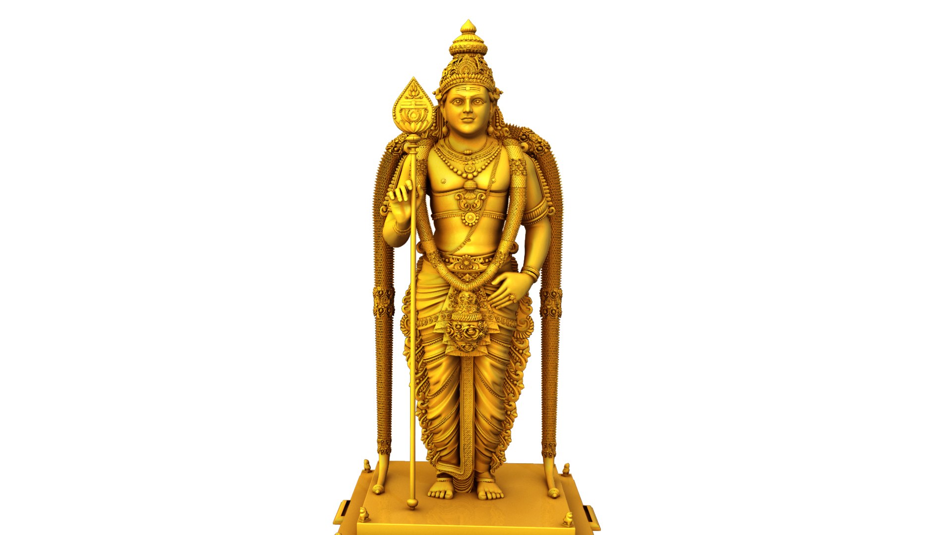 3D Lord Murugan Statue Model TurboSquid 1855912
