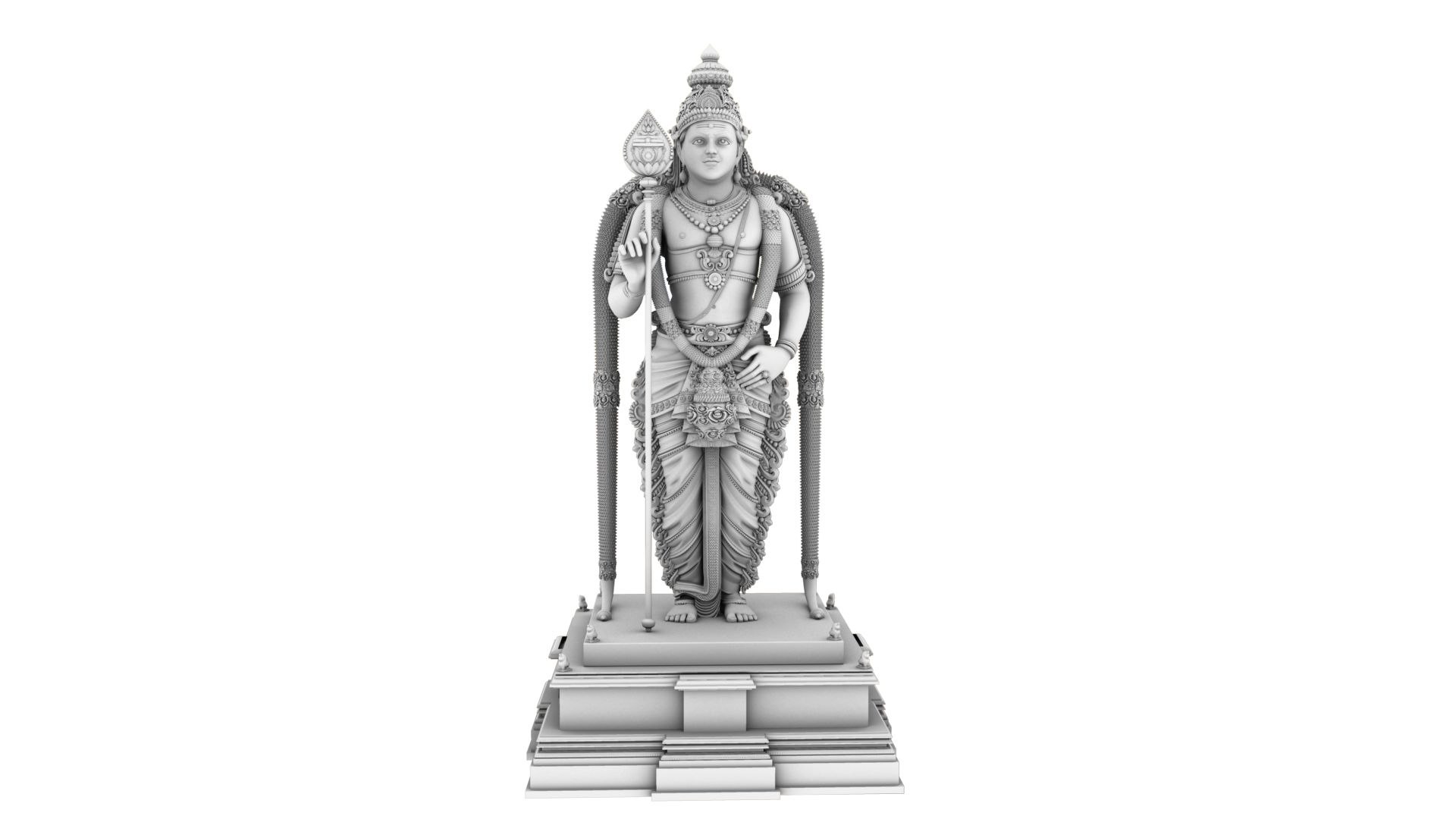 3D Lord Murugan Statue Model TurboSquid 1855912