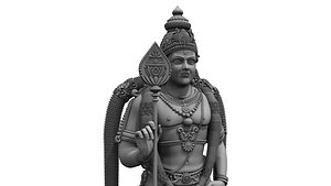 3D Lord Murugan Statue model