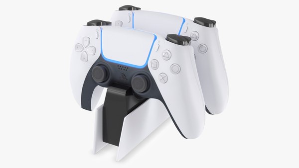 Controlador de jogo sem fio DualSense para PS5 Modelo 3D