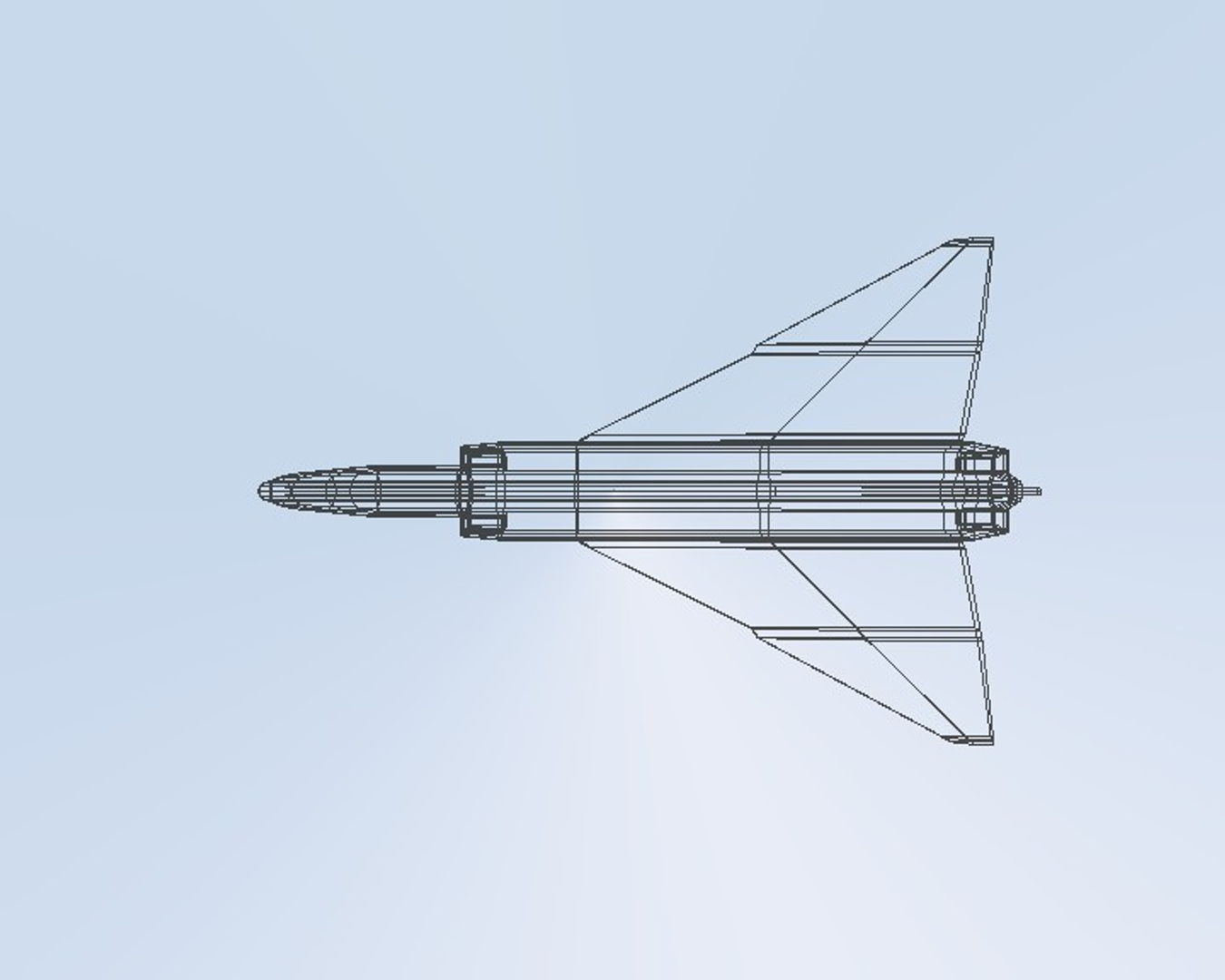 3d Airplane Prototype Model