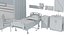 Modular Hospital Patient Room Kit