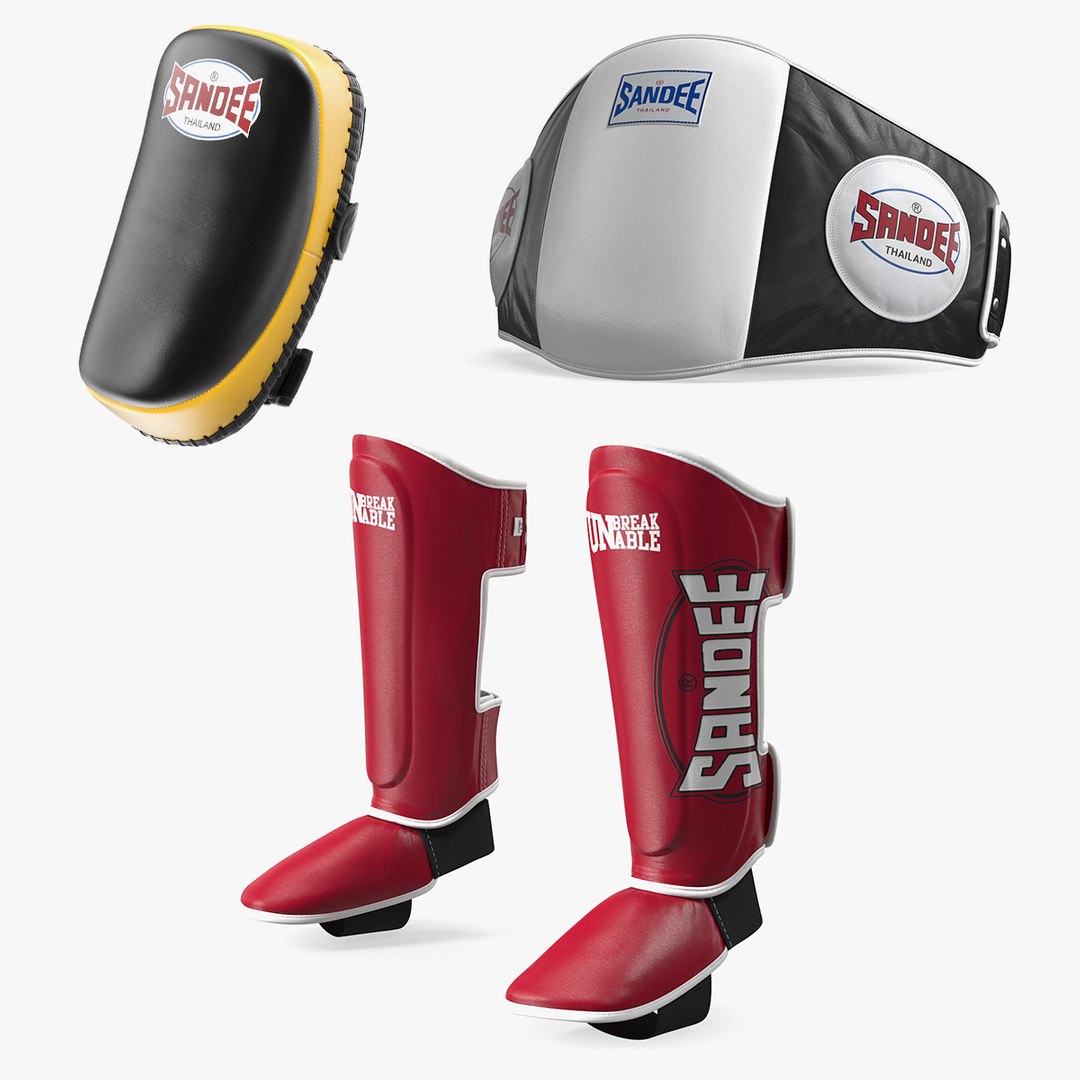 Sandee Protective Pads Collection 3D model preview