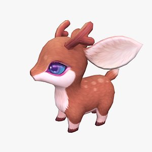 FawnAnimatedRigged model