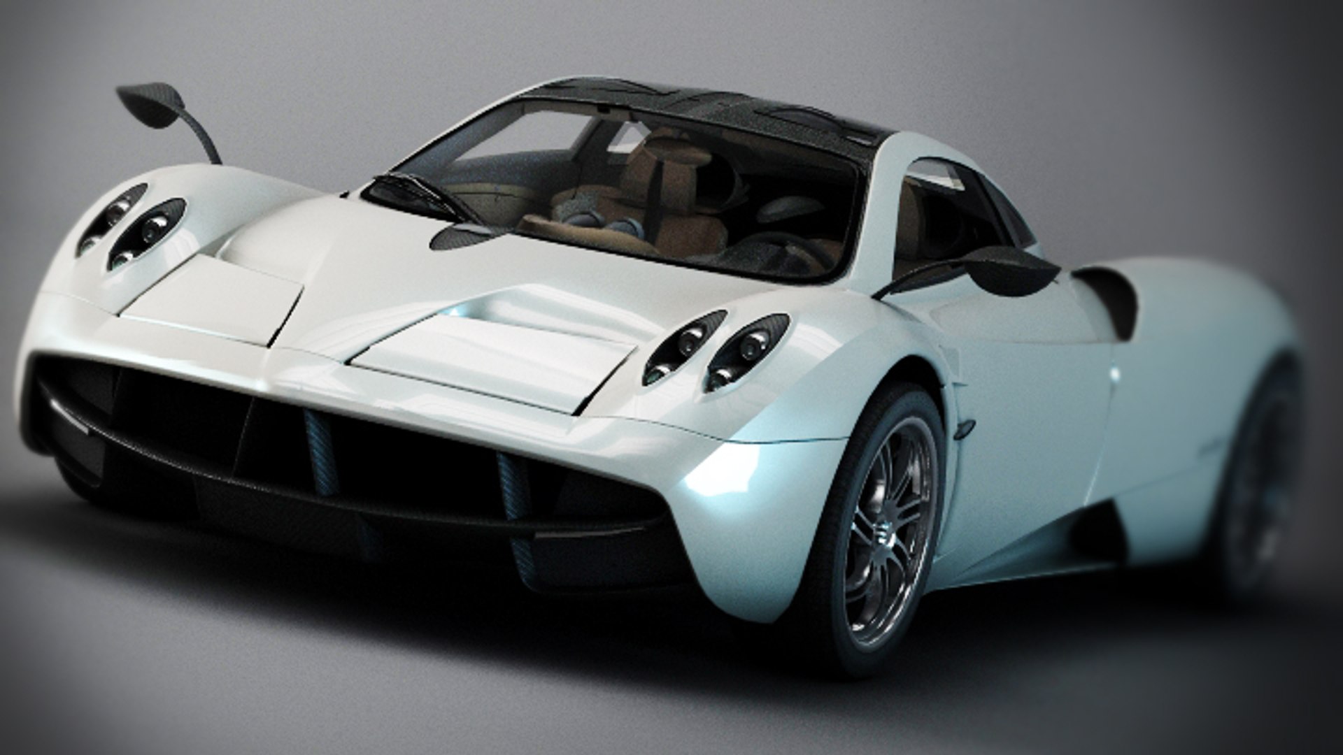 3d model of pagani huayra 2012