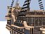 Galeón pirata antiguo