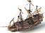 Galeón pirata antiguo