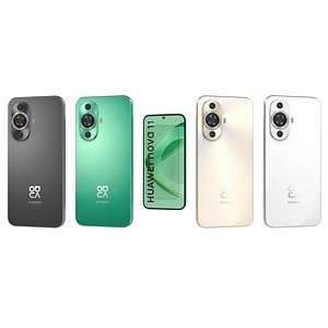 Huawei Nova 11 All Colors Low Poly 3D model