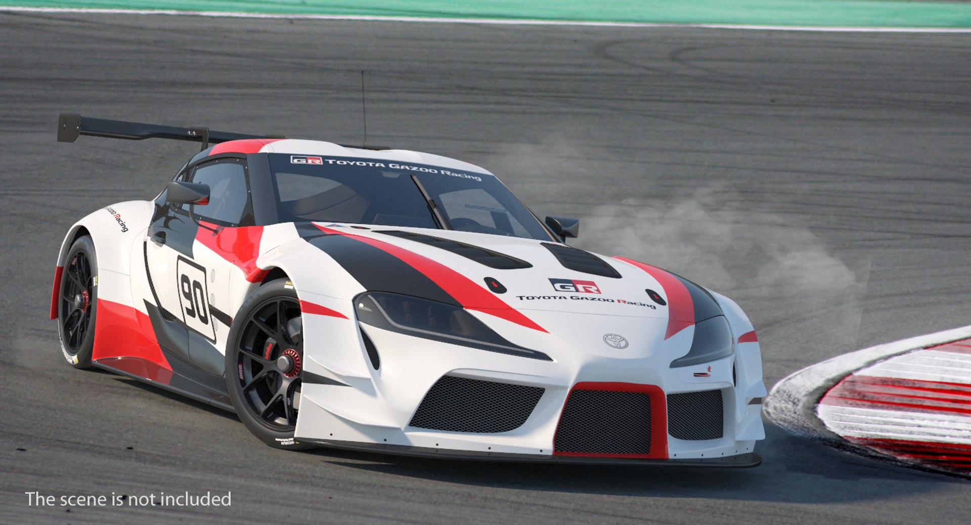 Toyota Supra Gazoo Racing Concept 3D model preview