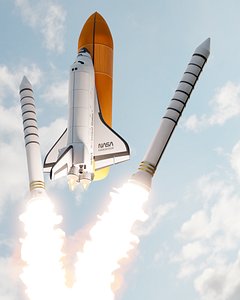 endeavour space shuttle hd 3D