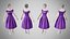 Dress 42 Royal Velvet Purple