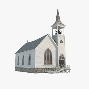 3D Modern architecture church model