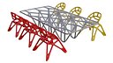 Skeletal Organic Dinning Table Set