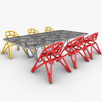 Skeletal Organic Dinning Table Set