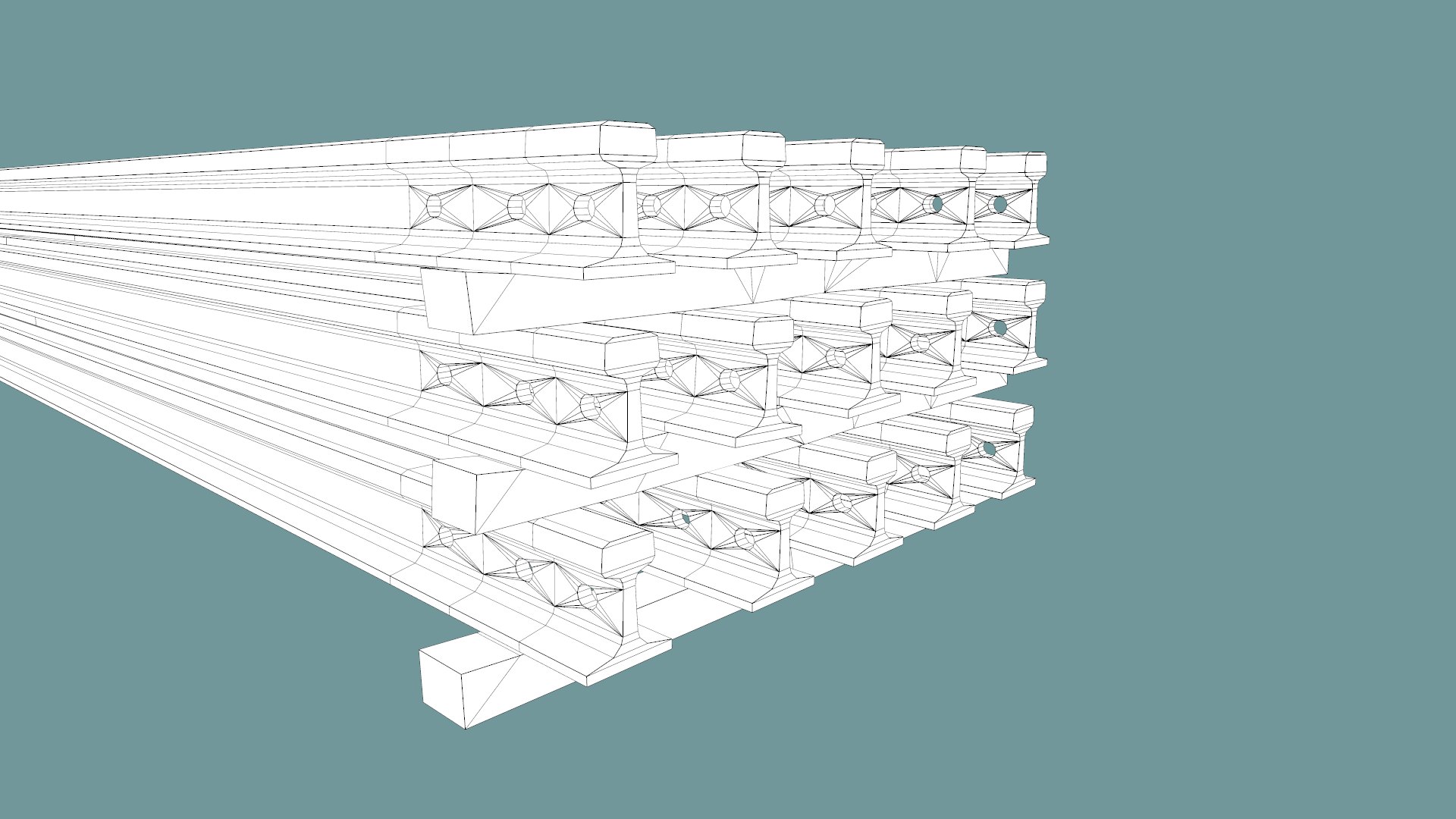 Stacked Rails P43 3D https://p.turbosquid.com/ts-thumb/gb/rDfm3E/aE/screenshot019/png/1657377494/1920x1080/fit_q87/831c539f322b3fd8d19485d865a2bcbafa1ea700/screenshot019.jpg