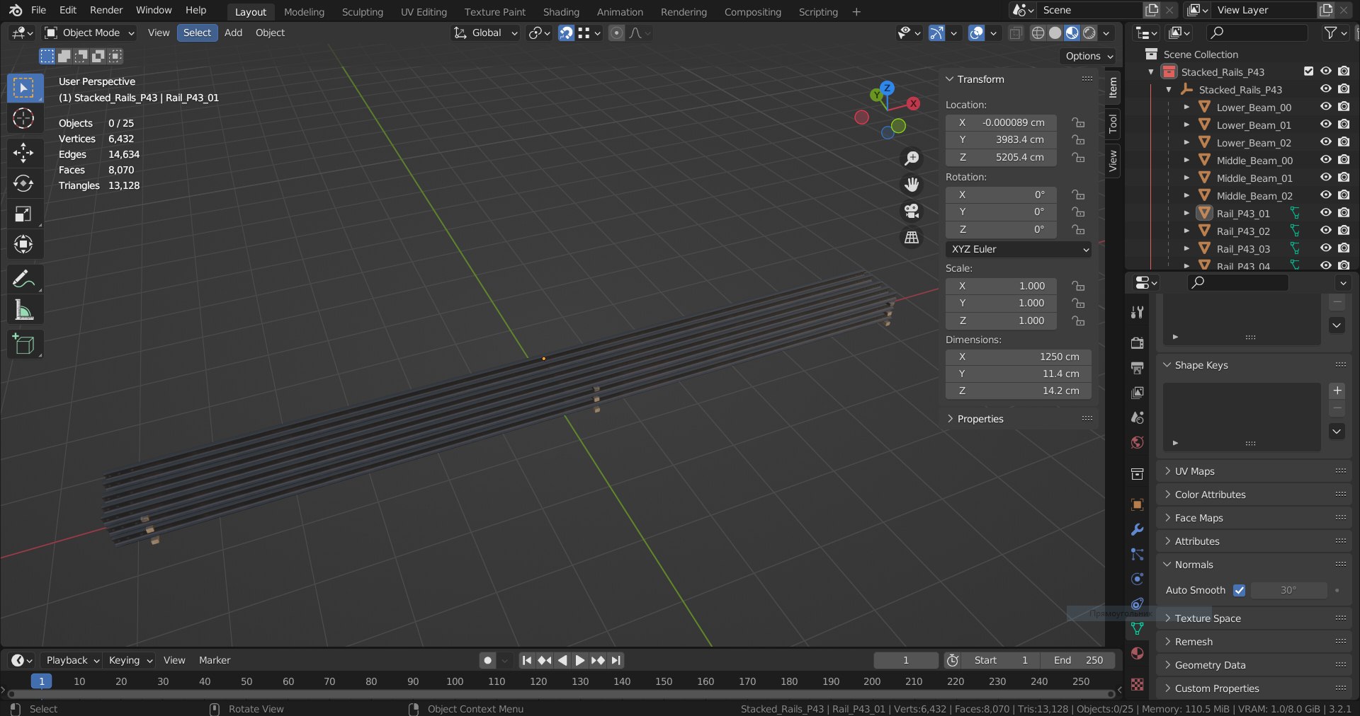 Stacked Rails P43 3D https://p.turbosquid.com/ts-thumb/gb/rDfm3E/s0/stackedrailsp43_scr3/png/1657377584/1920x1080/fit_q87/9479cb2e7c1618b746db27f2a1cf548716a47e22/stackedrailsp43_scr3.jpg