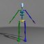 rigged character 3d model