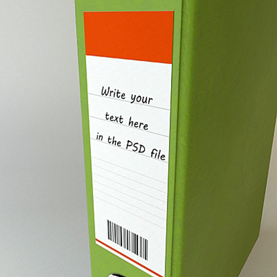 Binder File 3d Model