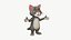 Gatto dei cartoni animati di alta qualità Pbr
