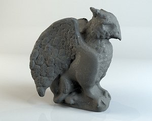 stone gargoyle grifon 3d max