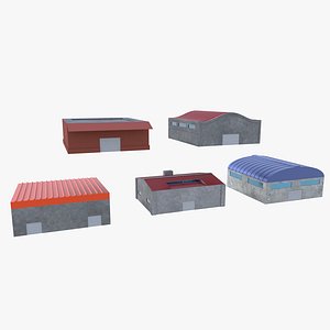 Industrial Buildings 3D