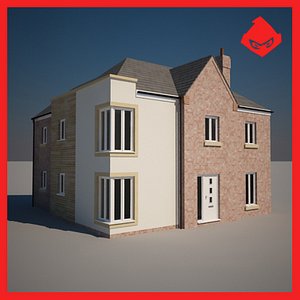 house domestic storey 3d model