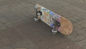 Free Street Serie Pro Skateboard - Unreal 3D model