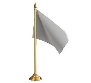 3D Table Flag PBR