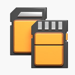 Memory Card 3D model
