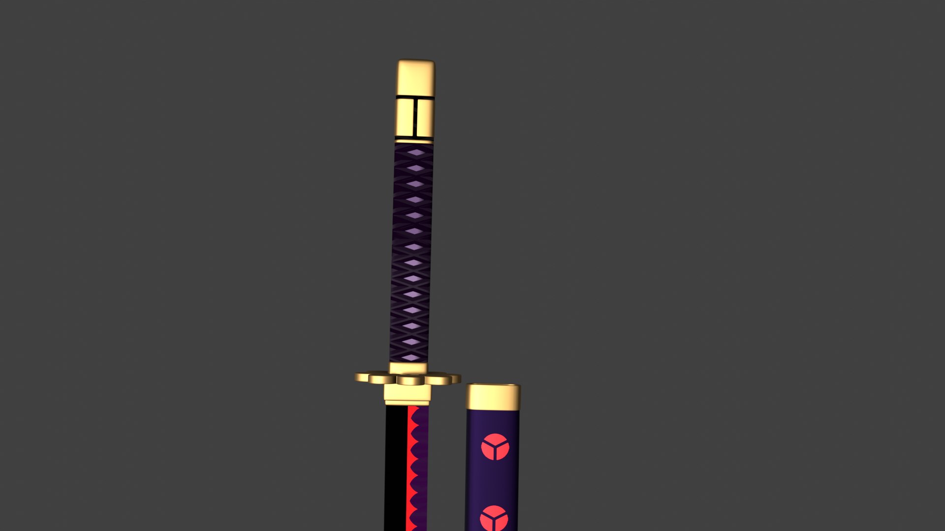 Katana Zoro Shusui 3D Model - TurboSquid 2207210