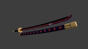 Katana Zoro Shusui 3D model