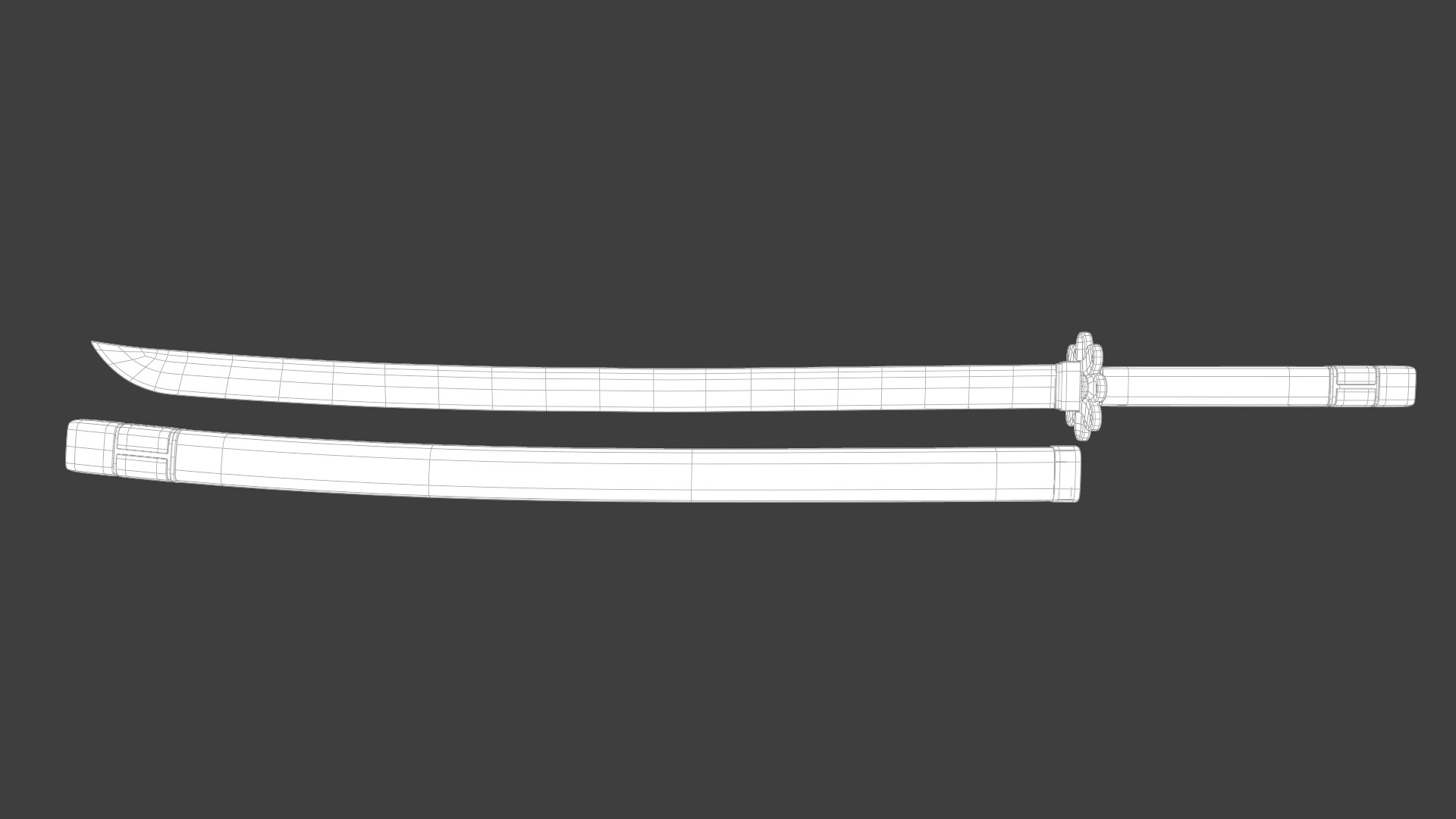 Katana Zoro Shusui 3D Model - TurboSquid 2207210