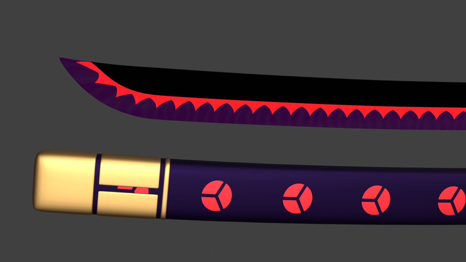 Katana Zoro Shusui 3D Model - TurboSquid 2207210
