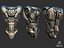 Collezione di parti Sci-Fi Mech Kitbash con file ZBRUSH incluso