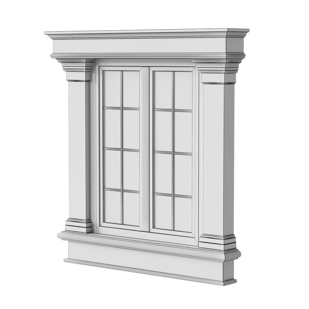 Architectural Classic Window 3D Model 6 Model - TurboSquid 2394817