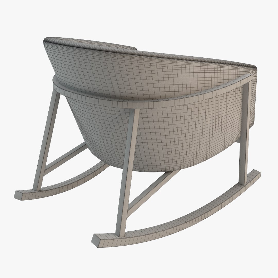3d Model Of Ryder Rocking Chair