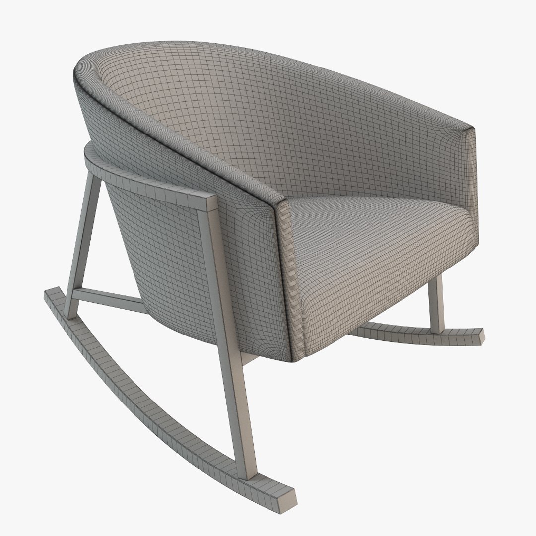 3d Model Of Ryder Rocking Chair
