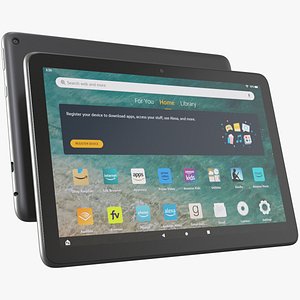 3D Amazon Fire HD 10 Plus tablet 2021 release