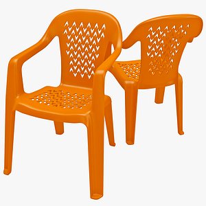 3dsmax monobloc chair 2