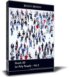 Dosch 3D - LoPoly People Vol 3